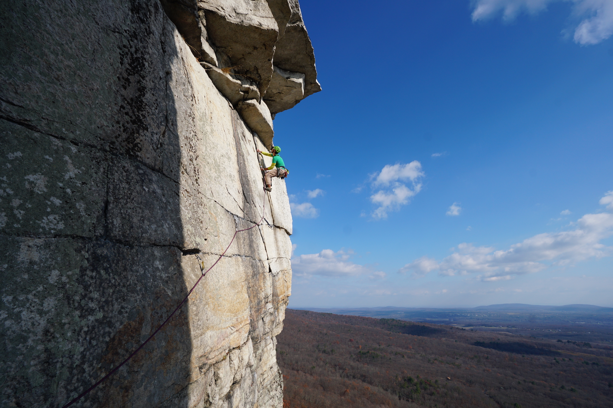 Rock Climbing In The Gunks Near New York City Full Day 1 Day Trip Amga Leader